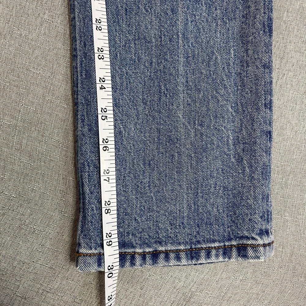 Reformation Liza Ultra High Rise Straight Jeans Womens 26 Blue Malta Sustainable - Picture 9 of 11